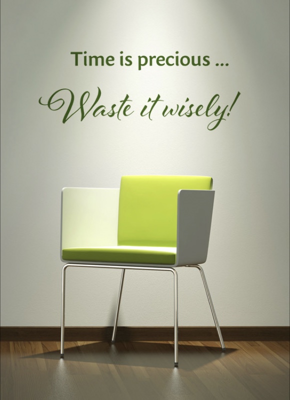 Time is precious ... Waste it wisely!