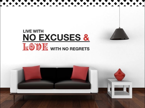 Live with no excuses
