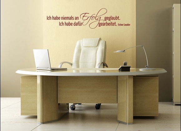 Ich habe niemals an Erfolg geglaubt