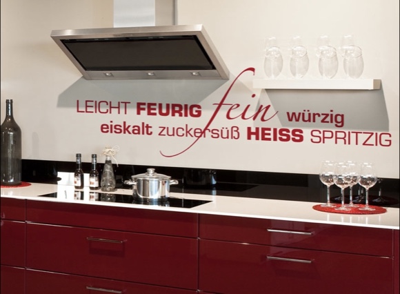 Leicht feurig fein würzig eiskalt zuckersüß heiss spritzig