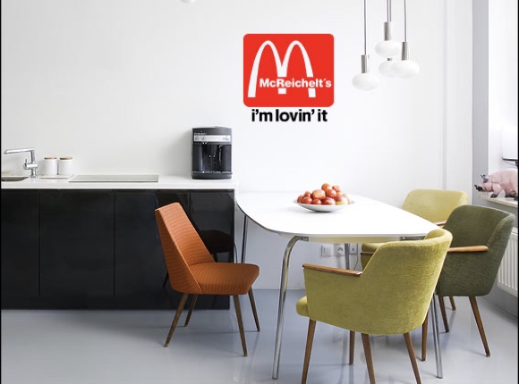 FastFood-Logo mit individuellem Namen