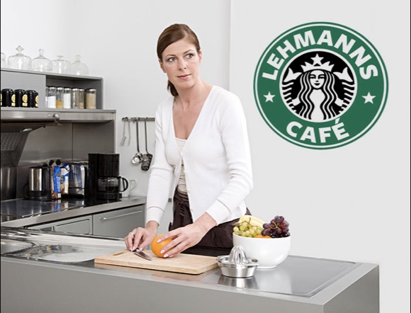 Café-Logo mit individuellem Namen